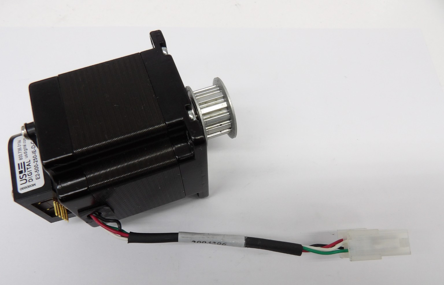 Lin Engineering 5718M-09PD-04 Stepper Motor with US Digital E2 Motor Encoder
