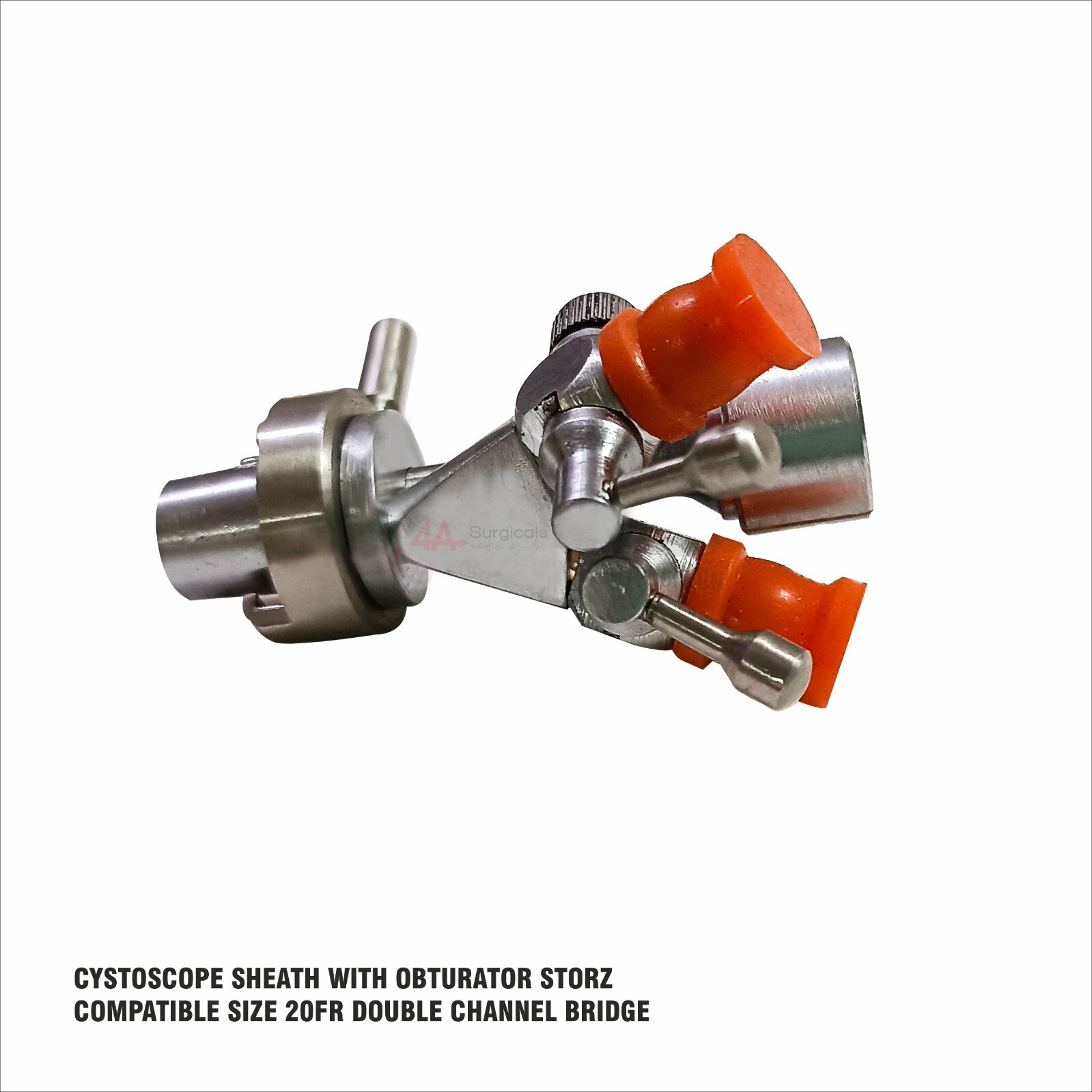 4A Cystoscopy Sheath With Obturator 20Fr + Double Channel Bridge