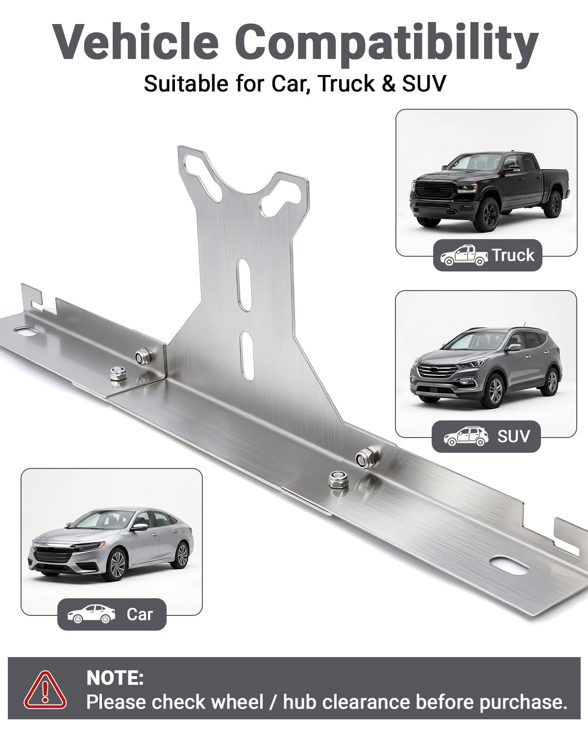 Toplamper Wheel Alignment Tool for DIY Toe Adjustment, Stainless Steel Toe...