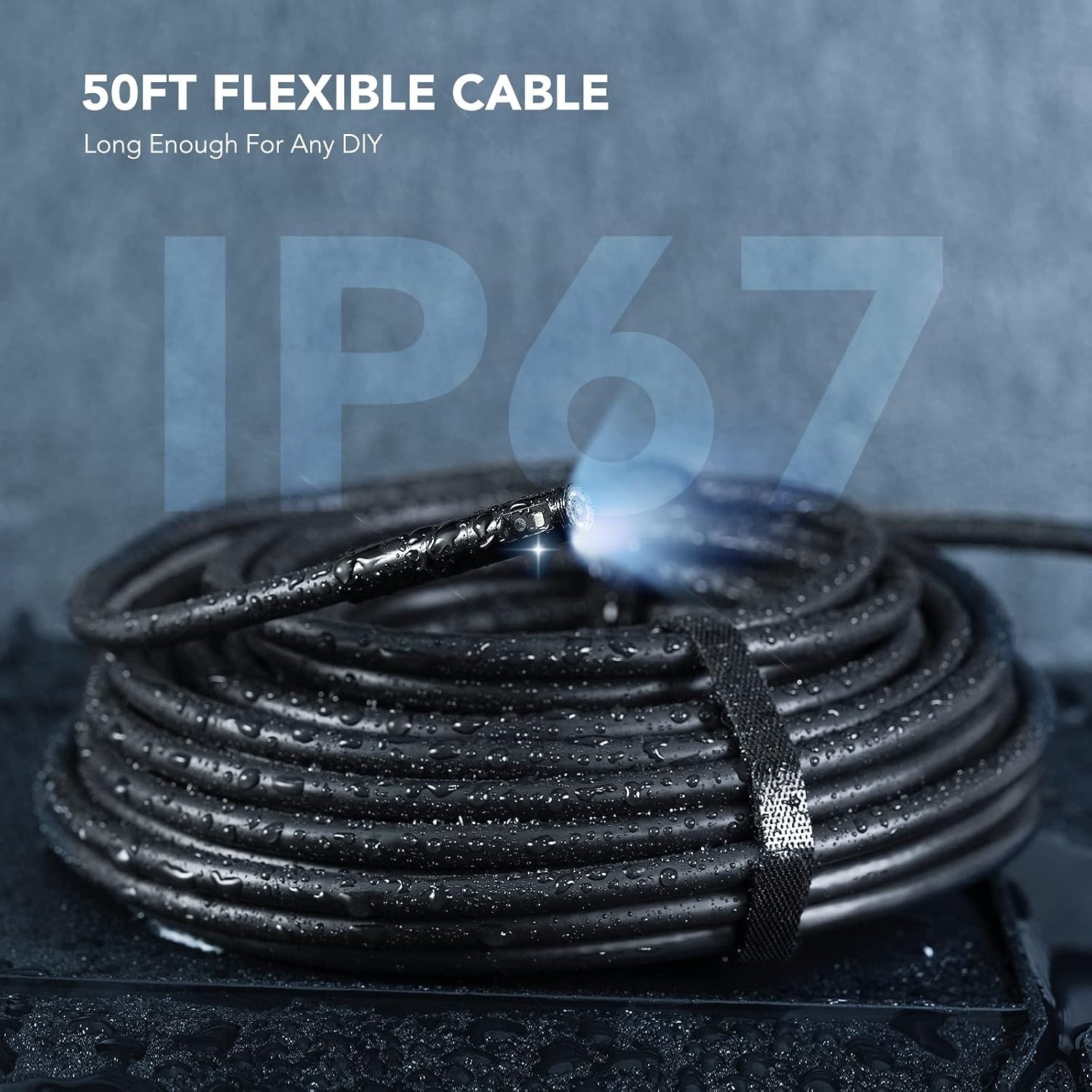 Drain Pipe Tool: 50FT Endoscope Camera, Carrying Case