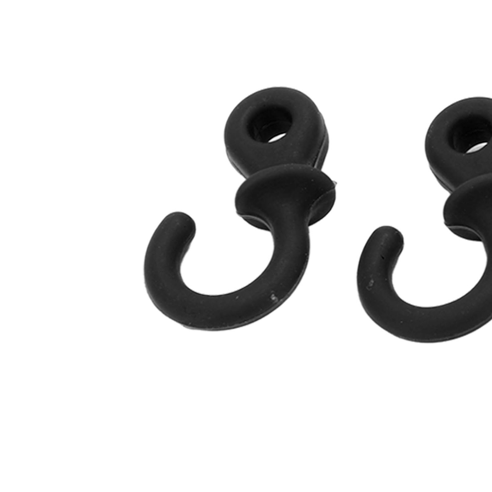 Black 4Pcs Archery Bow String Silencers Monkey Tail Compound Bow String