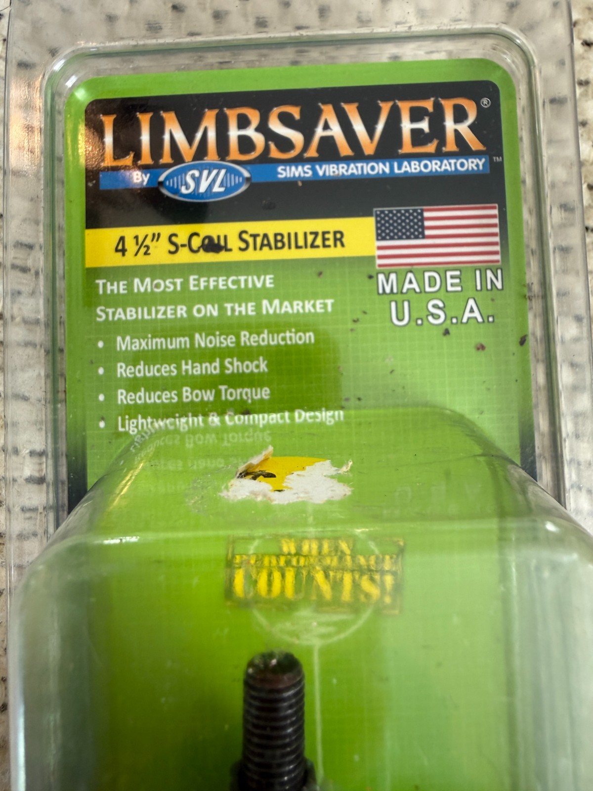 Limbsaver 4.5" S-Coil Stabilizer Bar
