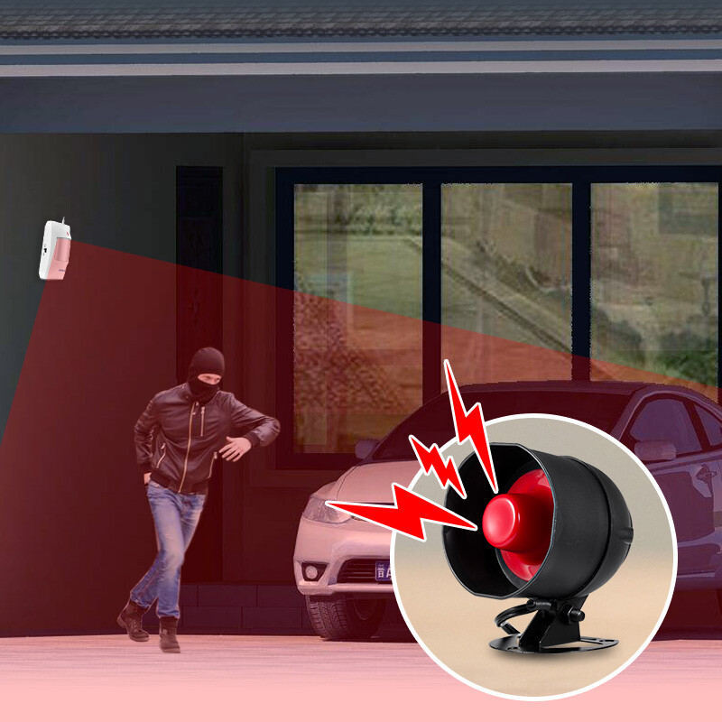Simple DIY Wireless Safety Alarm System Window Sensor Burglar Warning Kit