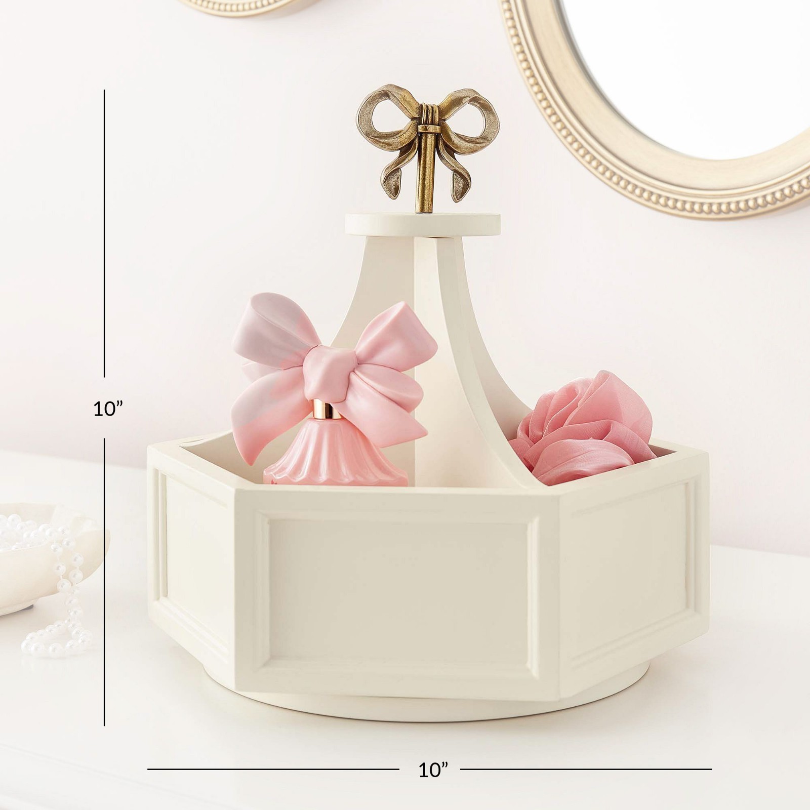 Potterybarn LoveShackFancy Desktop Spinning Organizer