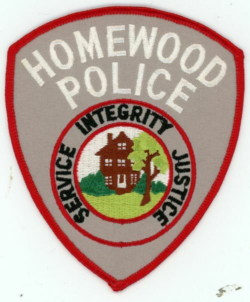 ILLINOIS IL HOMEWOOD POLICE NICE SHOULDER PATCH SHERIFF