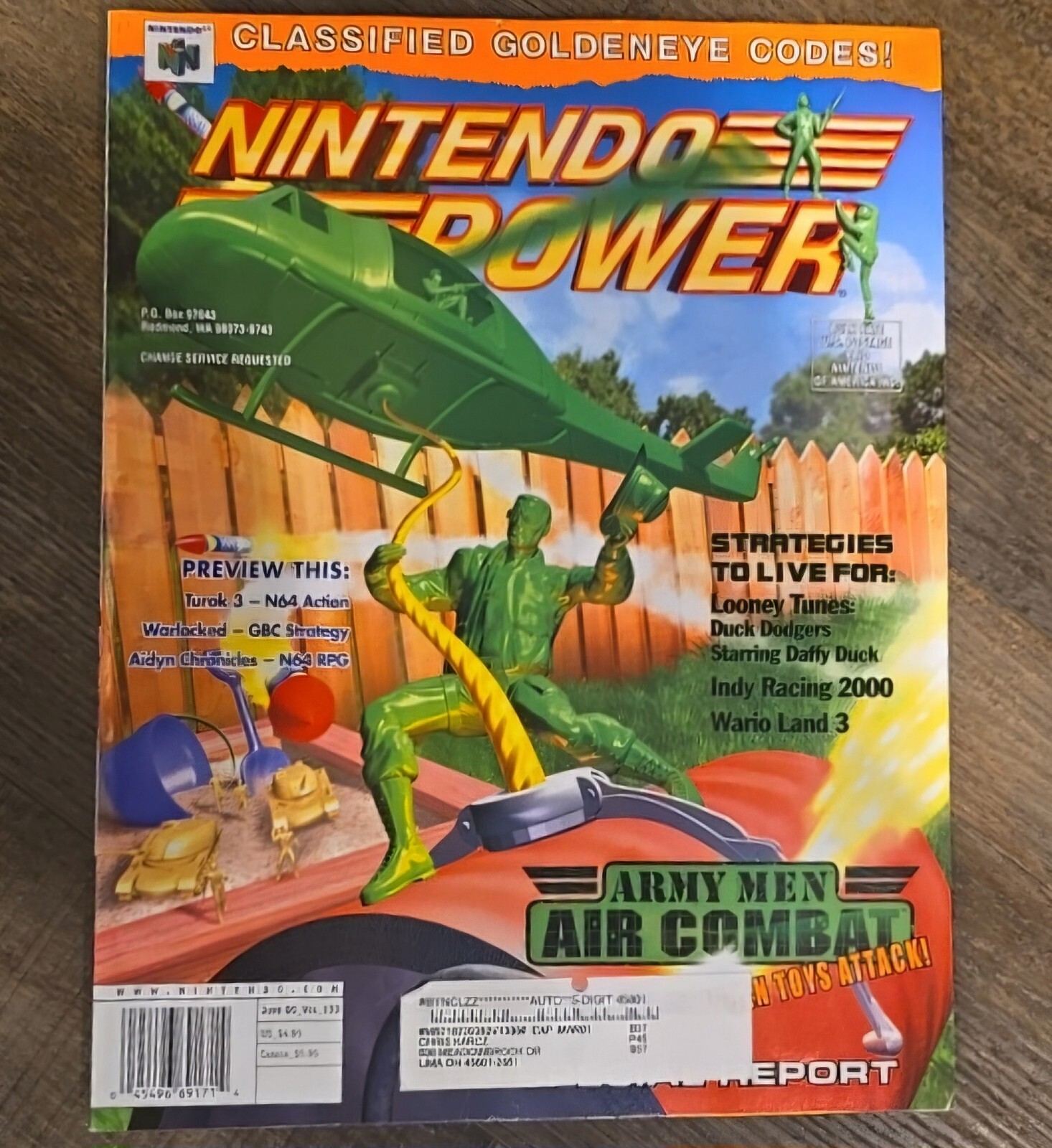Nintendo Power Vintage Magazine Volume 133 Poster And Comic Attached Collectors