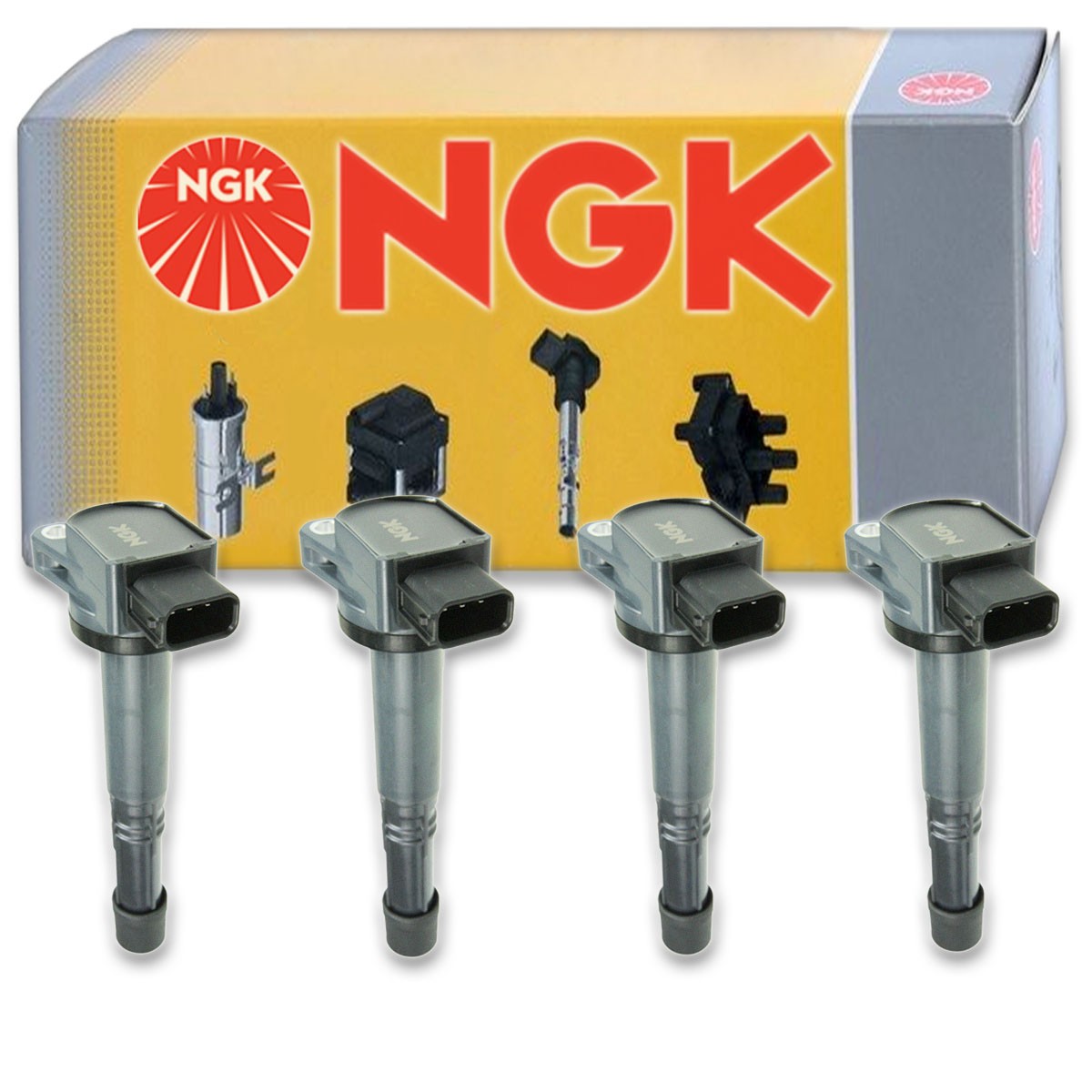 4 pcs NGK Ignition Coil for 2002-2011 Honda Civic 2.0L L4 - Spark Plug Tune at