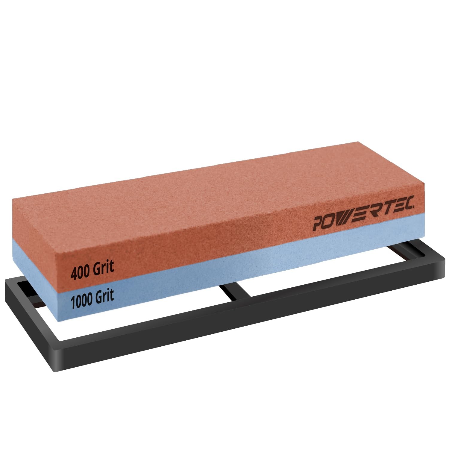 Whetstone Knife Sharpening Stone – Dual Grit 400/1000 Water Stone with Non-Sl...