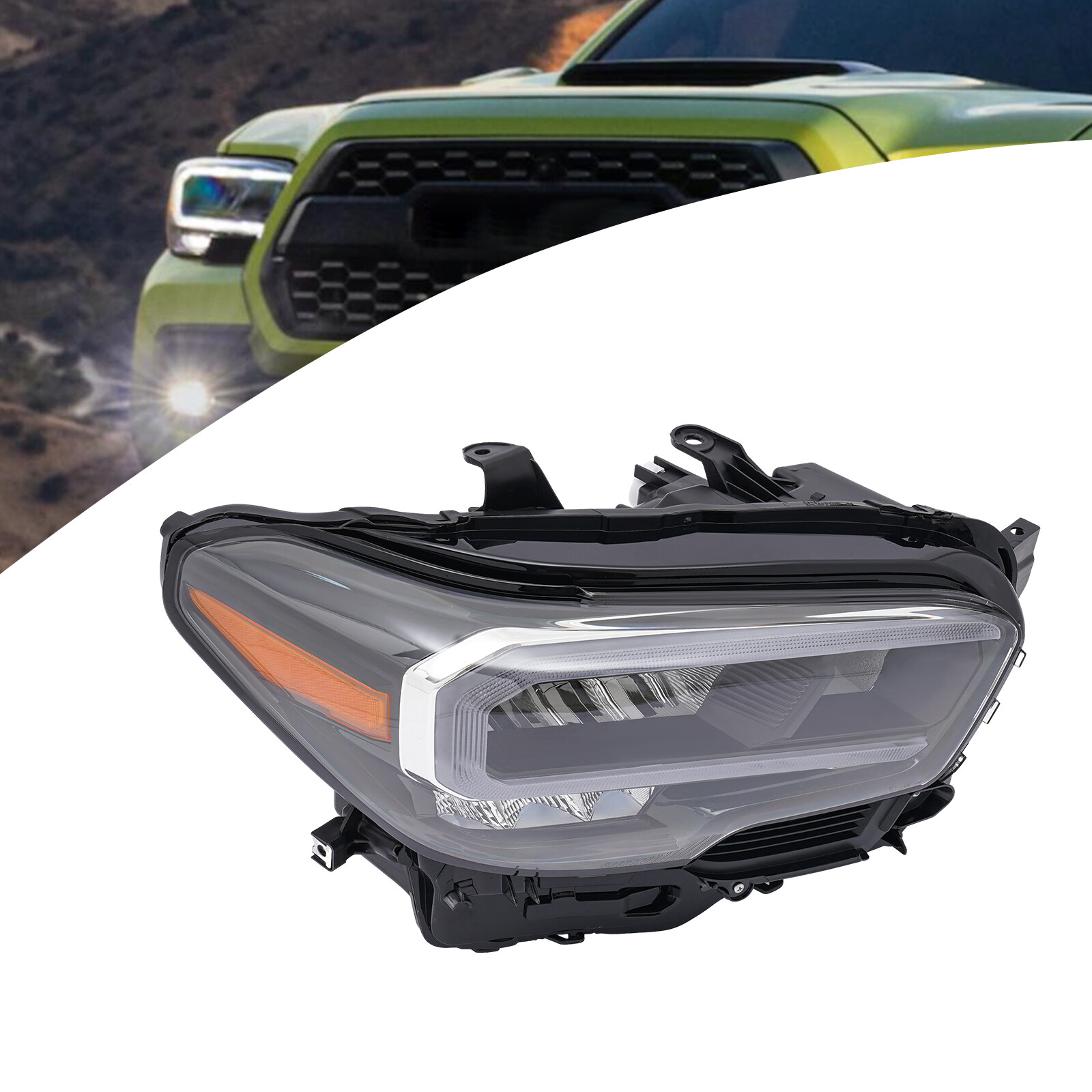 Full LED Headlight For 2020-2023 Toyota Tacoma Right Passenger Side Headlamp RH