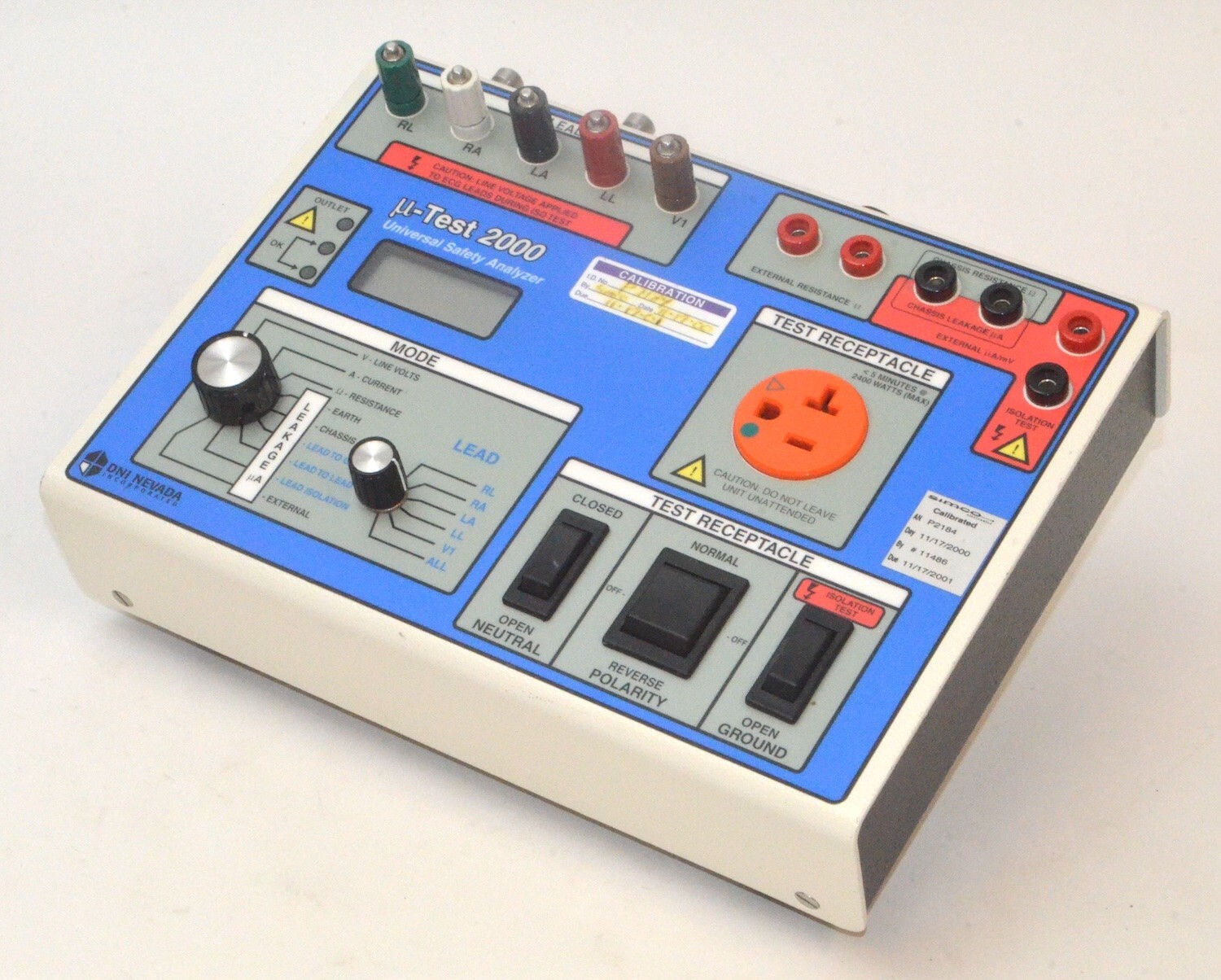 DNI Nevada µ-Test 2000 Universal Safety Analyzer *Used*