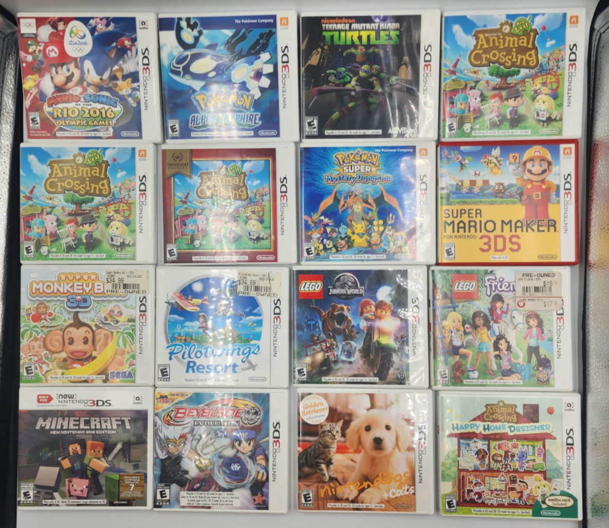 Nintendo 3DS Cases ONLY. Updated 8/5.