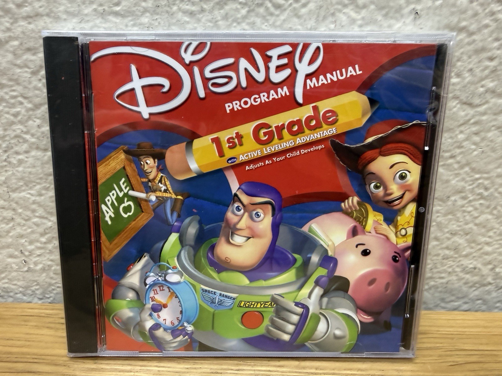 Disney Pixar Buzz Lightyear 1st Grade Program Manual PC Windows/Mac CD-ROM NIP