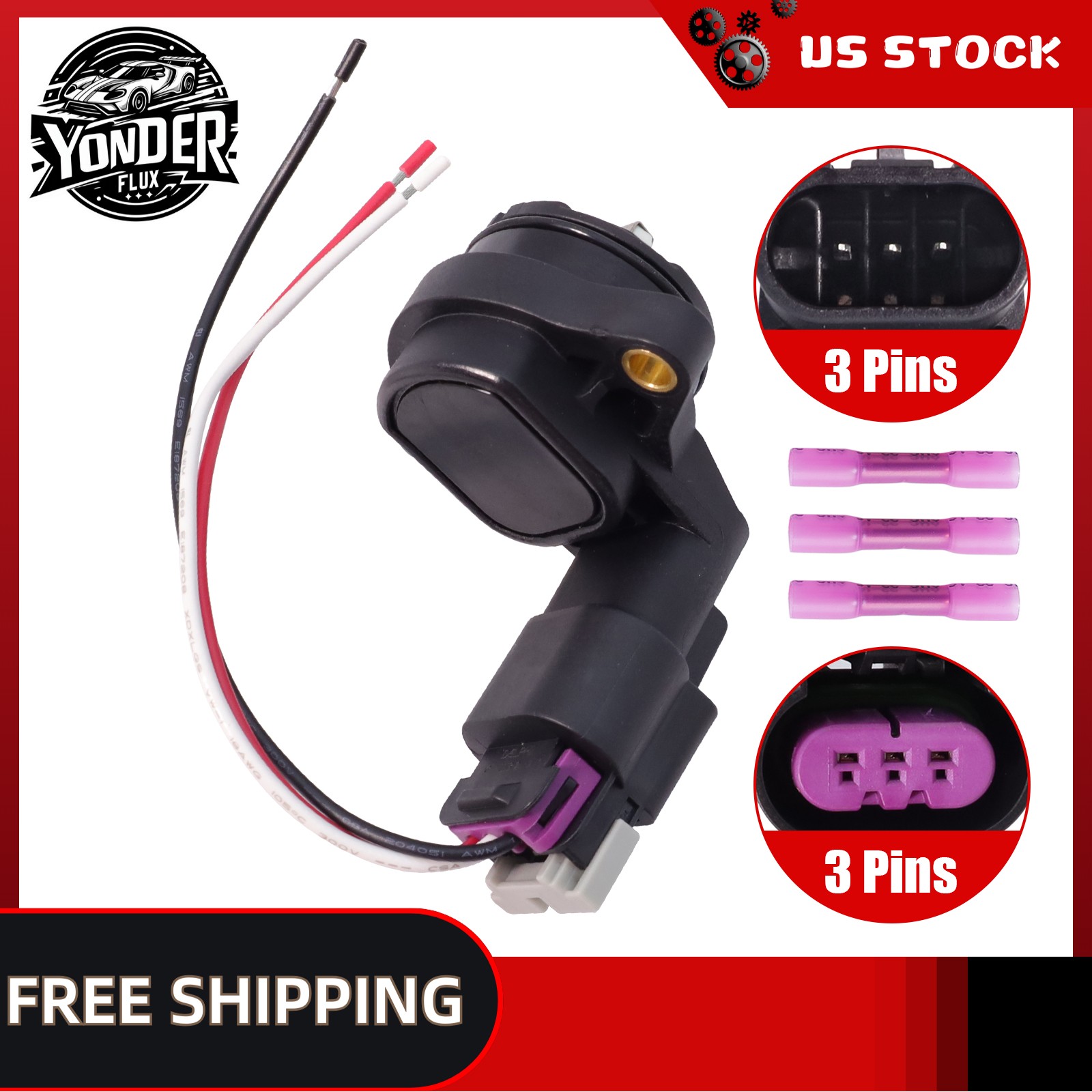 Transfer Case Range Sensor W/Connector 84377721 For Chevrolet GMC 4WD 2007-2018