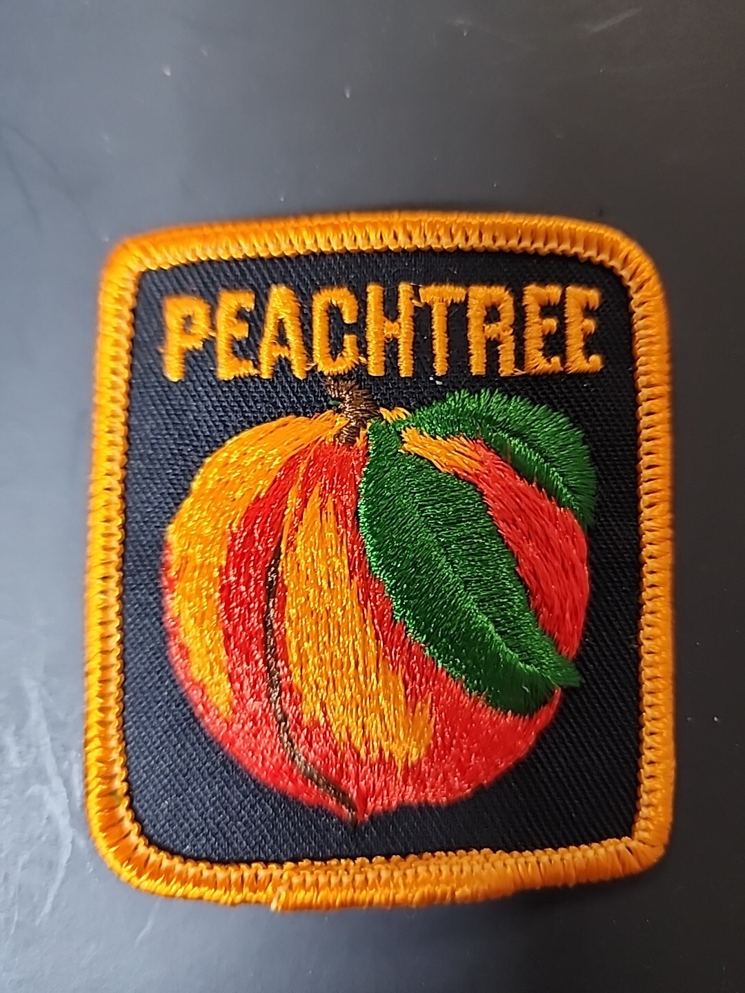 VTG Peachtree Iron On Patch NOS
