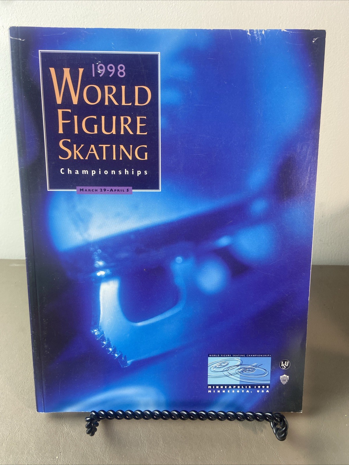 1998 World Figure Skating Championships Event Program (Mpls, MN)