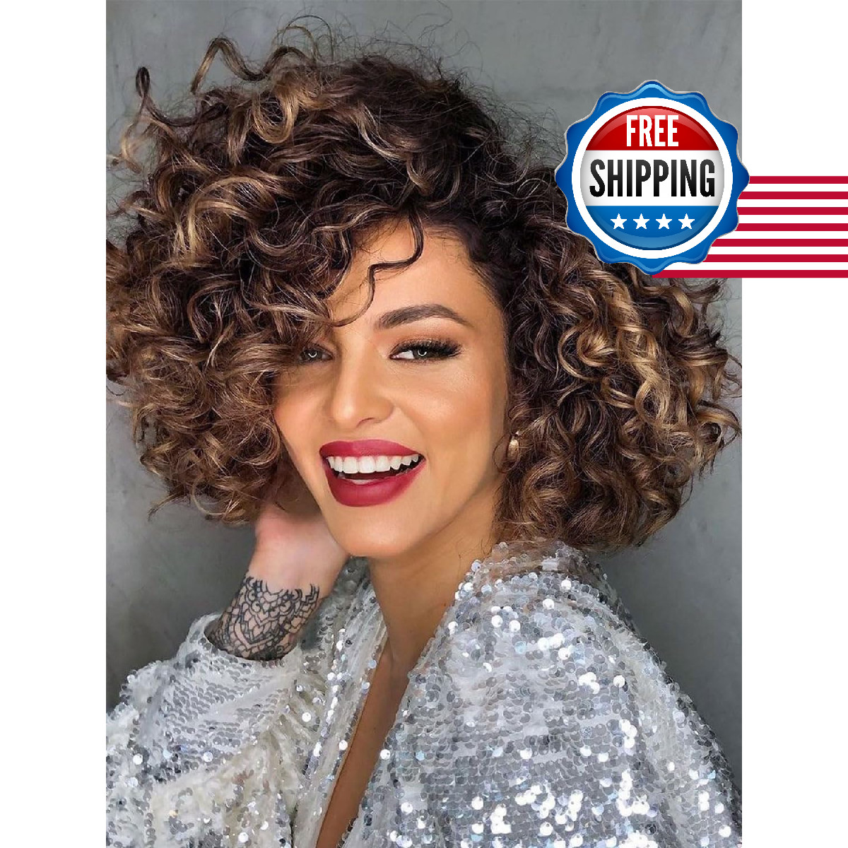 Pre looped Gogo Curl Crochet Hair 10 Inch Curly Hair Crochet Braids for Women Go