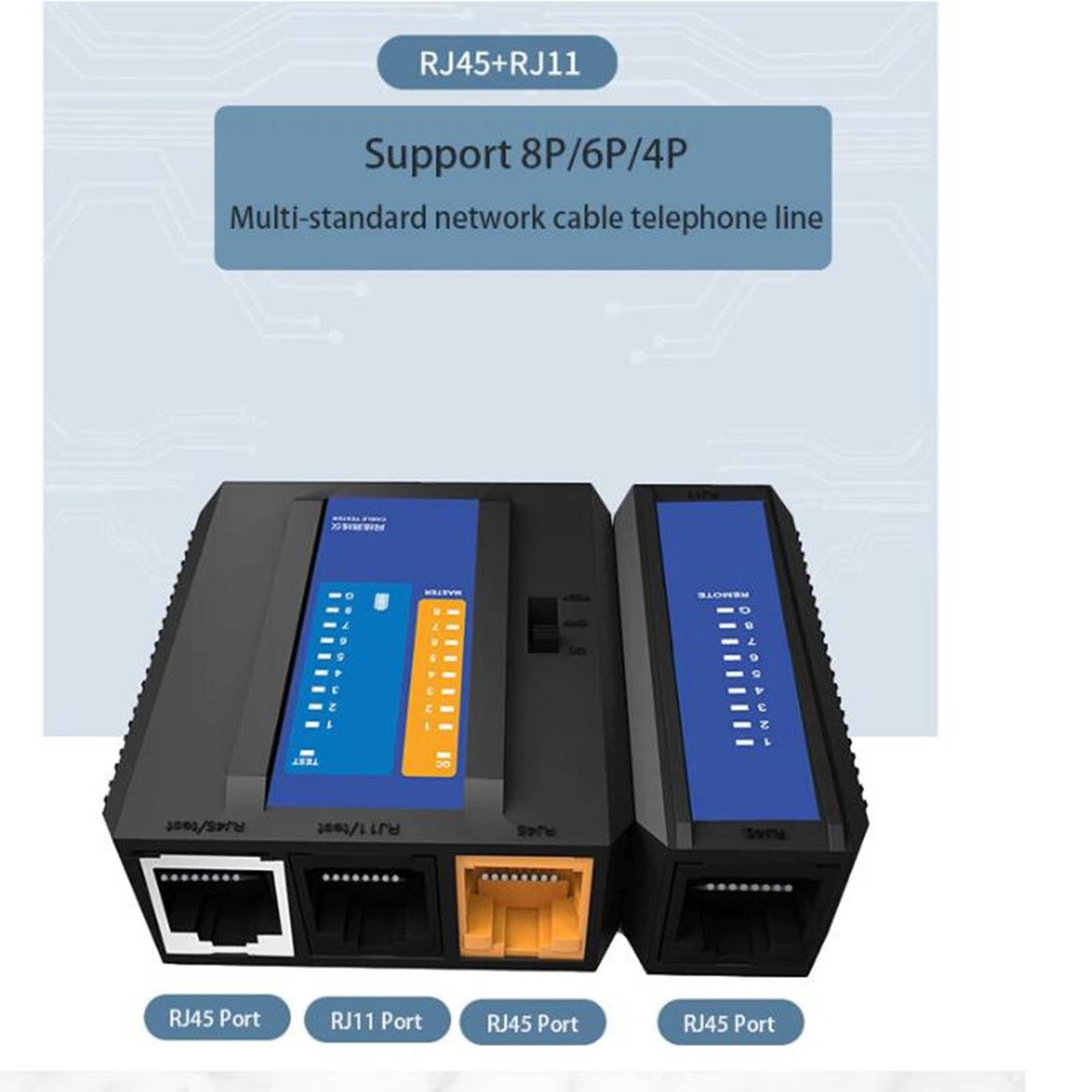 Network Cable Tester Multi Network Tester RJ45 Cable Test POE Switch Ethern YHTK