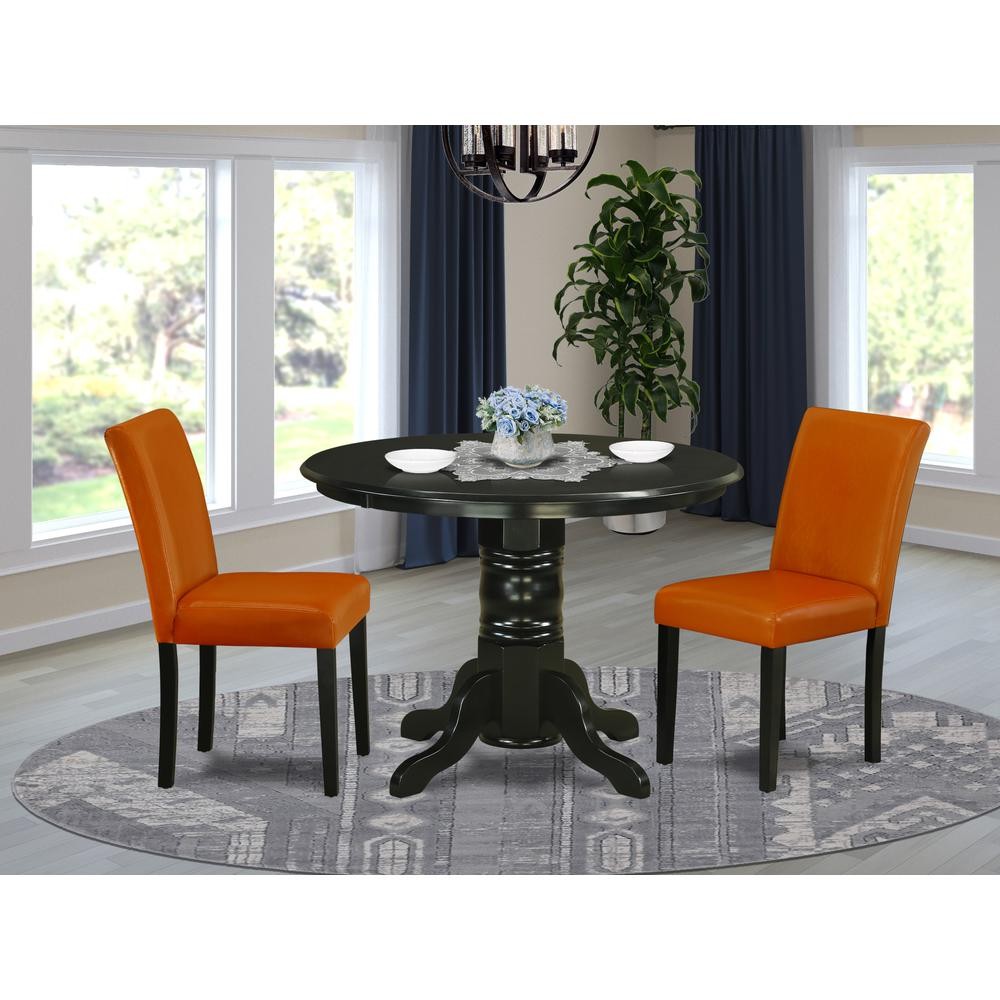 Dining Room Set Black, SHAB3-BLK-61