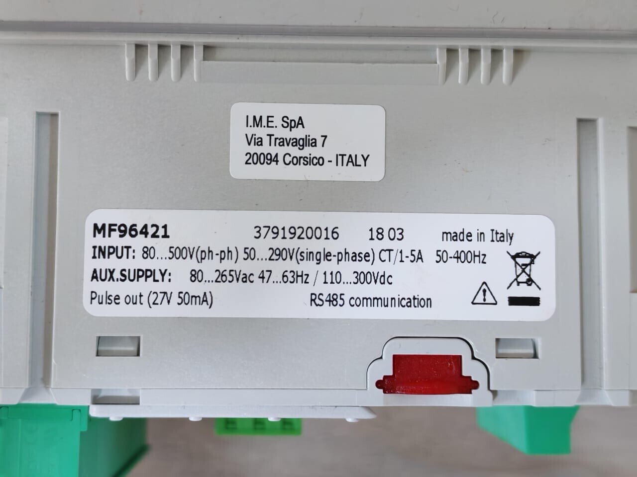 IME NEMO 96HDLe MF96421 POWER ANALYZER -WITH FILTHY BOX