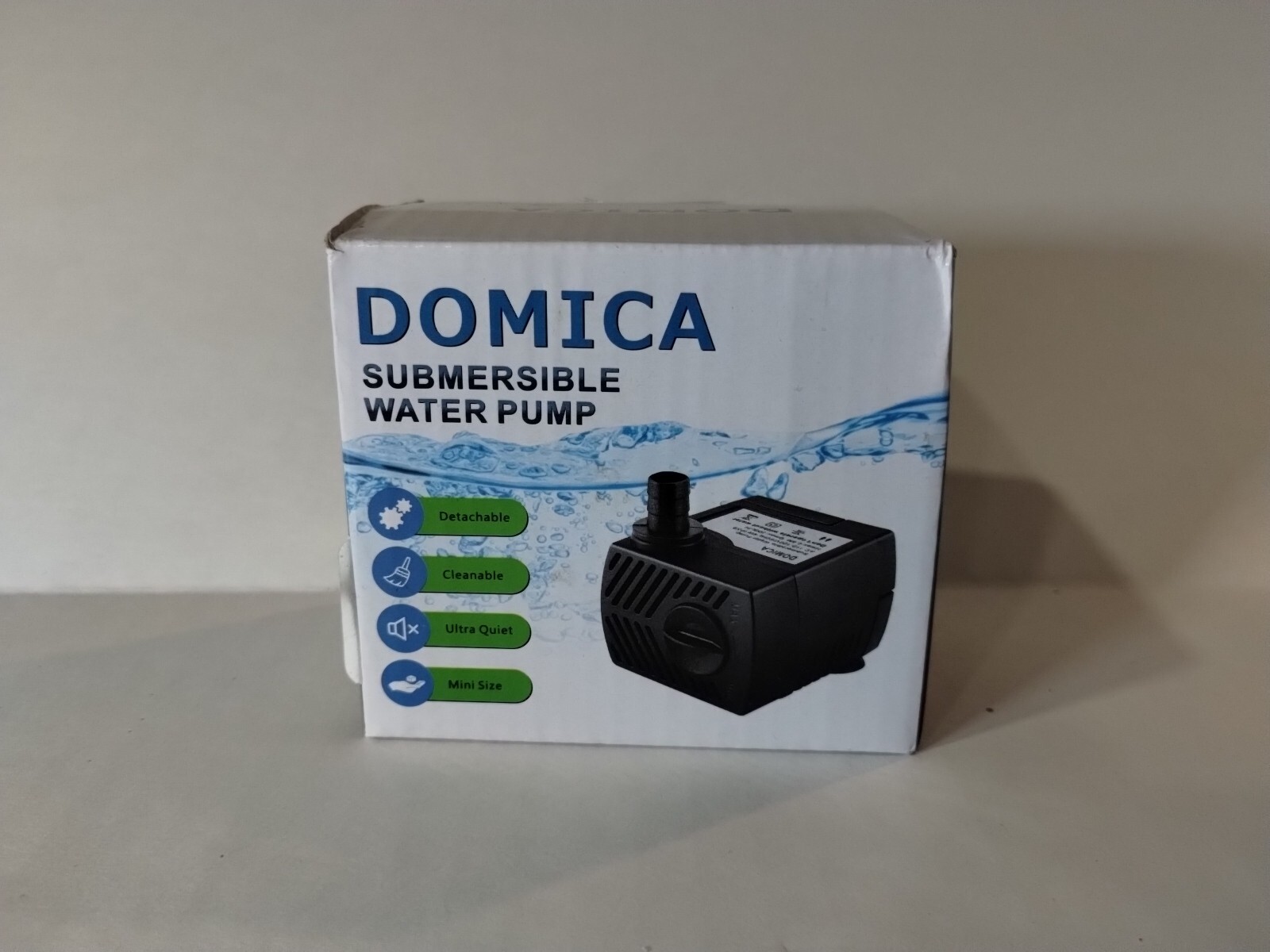Homasy 80 GPH Small Submersible Water Pump for Aquarium Ponds Fountains &...
