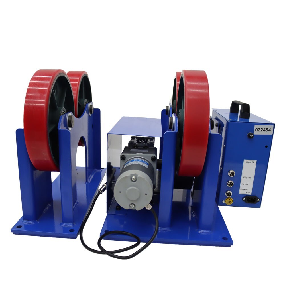 1T Welding Turning Rolls Digital Speed Display Linked Control Roller Rack Stand
