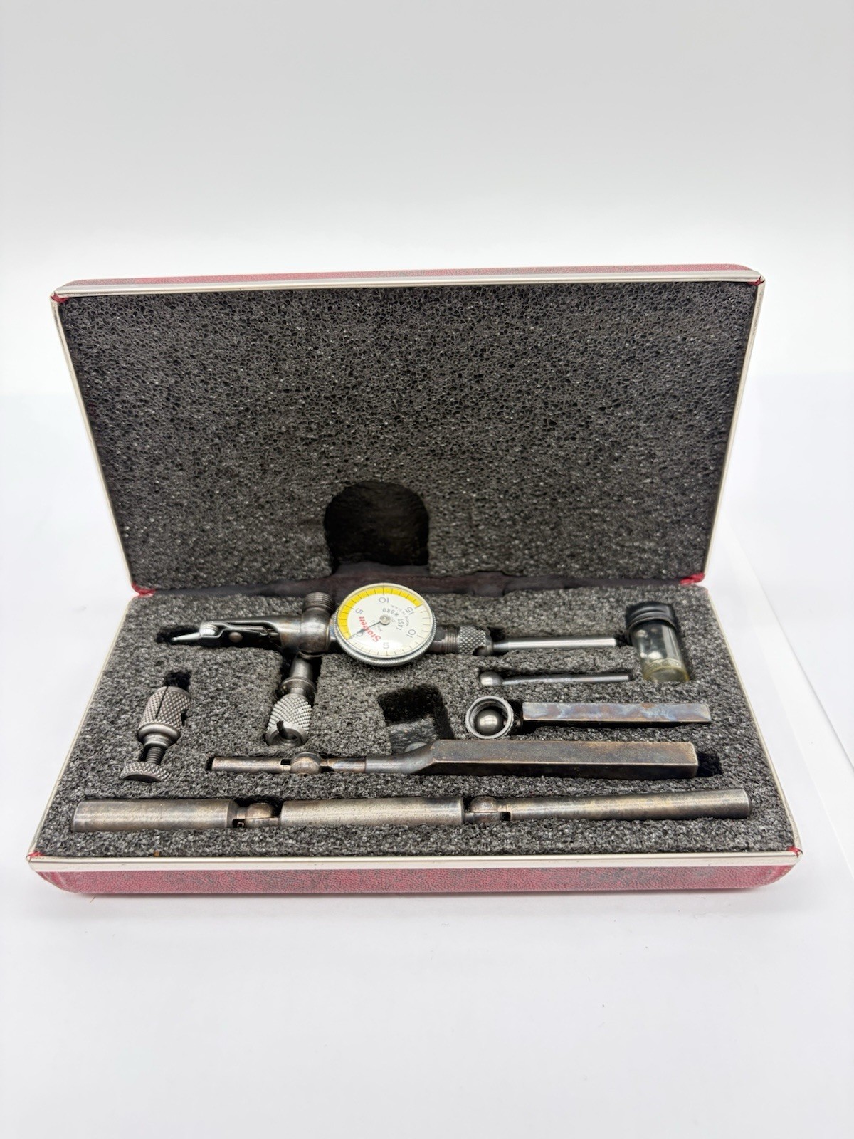 Starrett 711 Last Word Dial Test Indicator .001 "Machinist Tool Set In Case