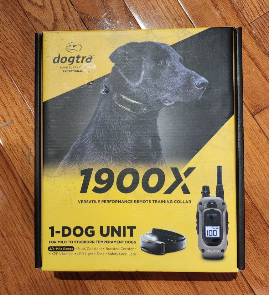 Dogtra 1900X Remote Dog Training Collar - 3/4 Mile Range, Waterproof E-Collar​