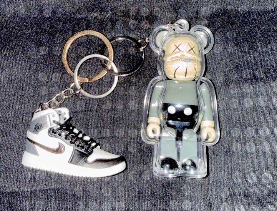 SupBear Kaws Keychain with extra keychain choice