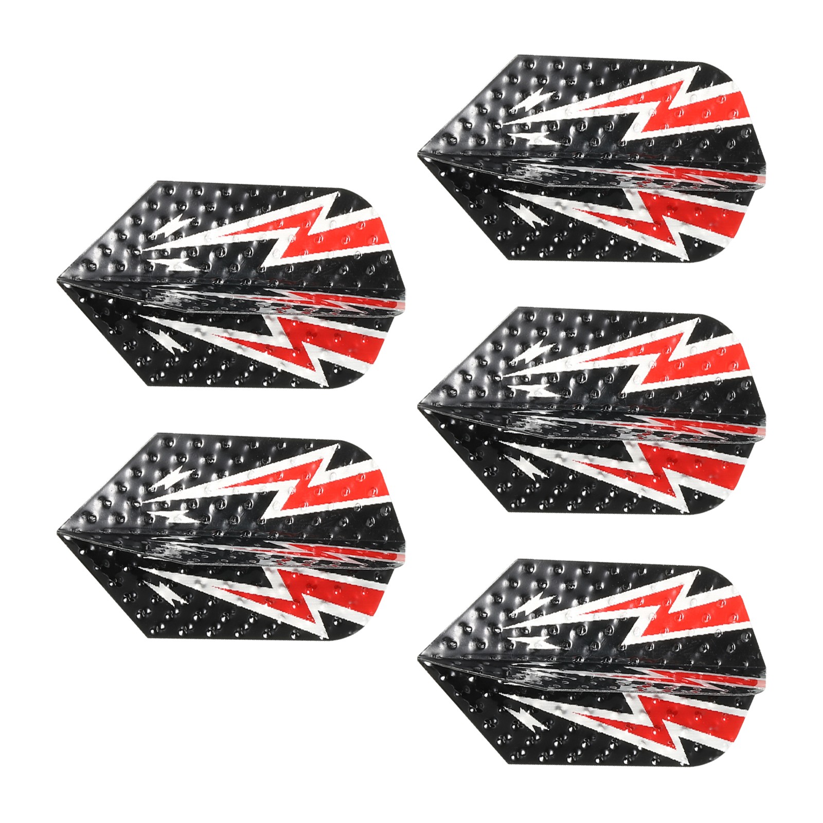 5Pcs Dart Shaft Rings,Aluminum Foil Unique Design Dart Accessory Black Red