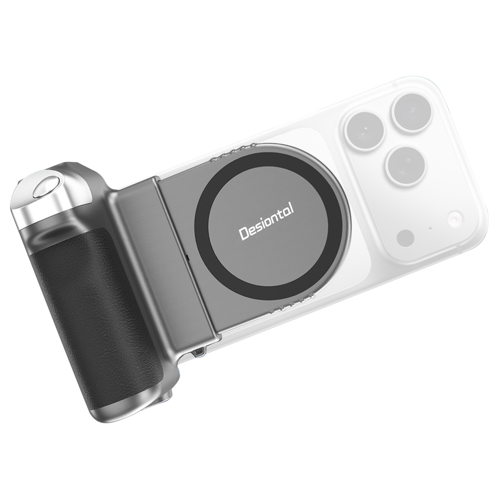 Camera Shutter Grip Magnetic Phone Handle Bluetooth Remote for iPhone 17 16 15