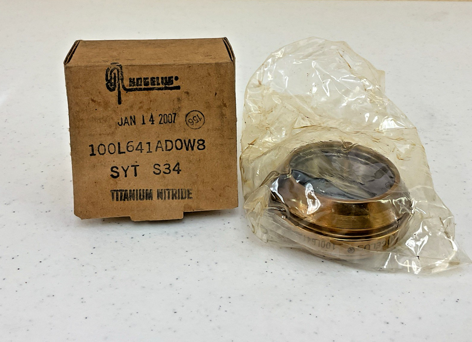 NEW, ANGELUS 100L641ADOW8 SEAMING ROLL SYT S34, TITANIUM NITRIDE, FREE SHIP