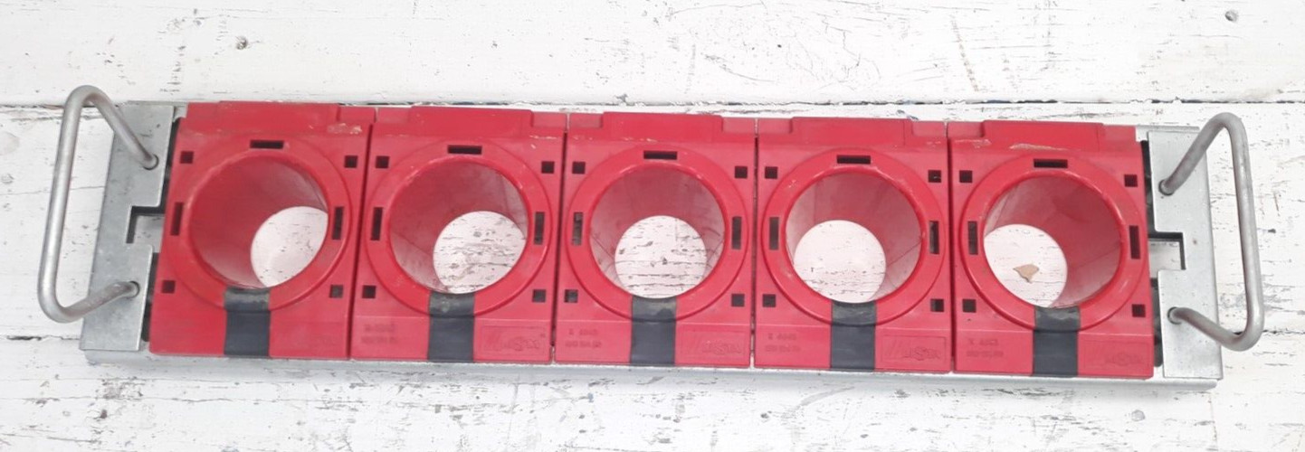 Lista ISO SK 50 X 4045 5-Spot CAT50 Tapered Tool Holder Rack W/Handles