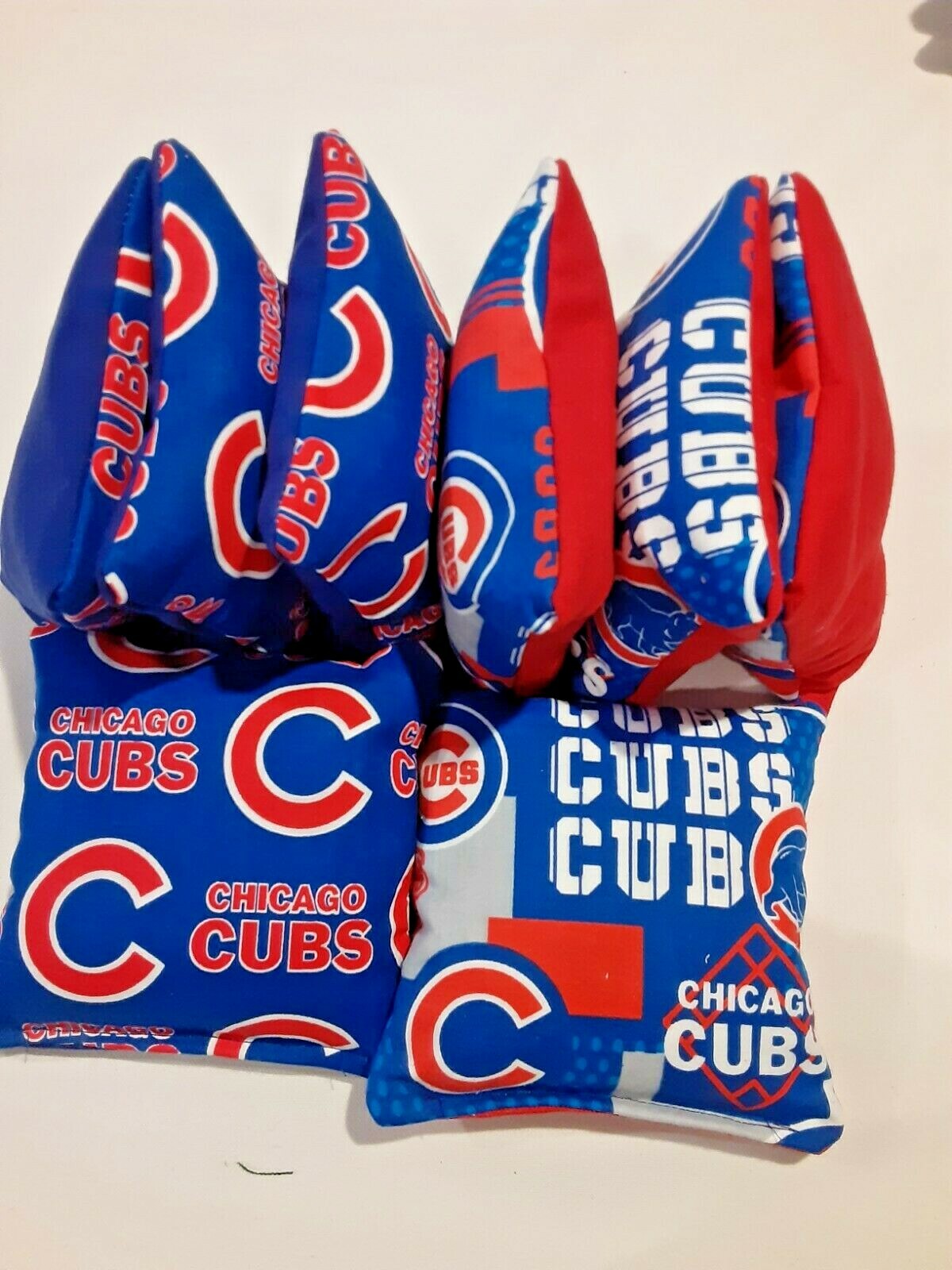 8 Cornhole Bag Set Corn Hole Chicago Cubs  BL/RD