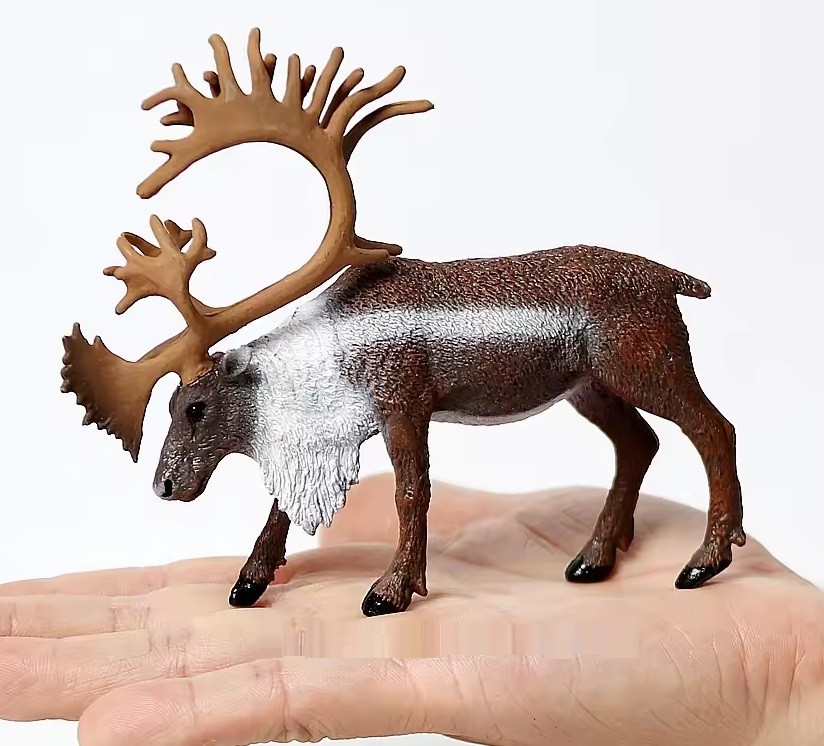 Reindeer Deer Animal Figure Toy PVC Wildlife Small Figurine Birthday Gifts