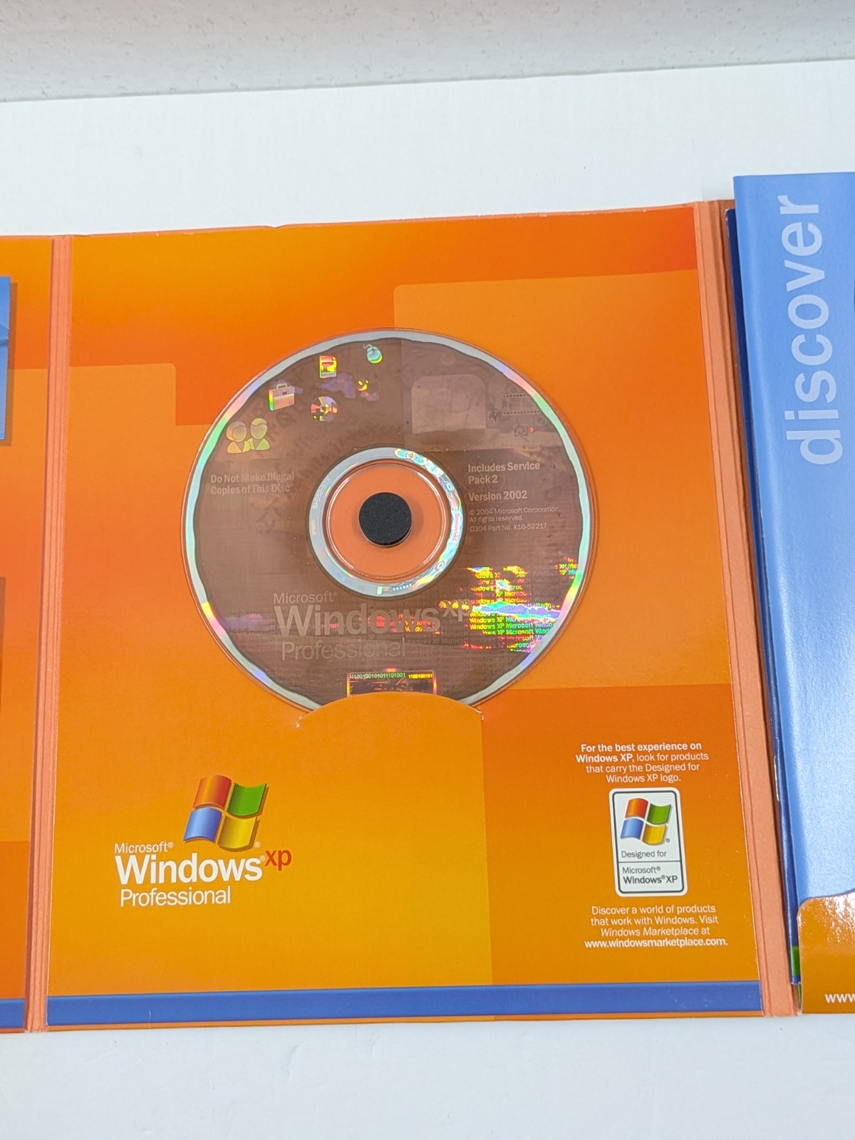 Microsoft Windows XP Professional Version 2002 Service Pack w/ Product Key