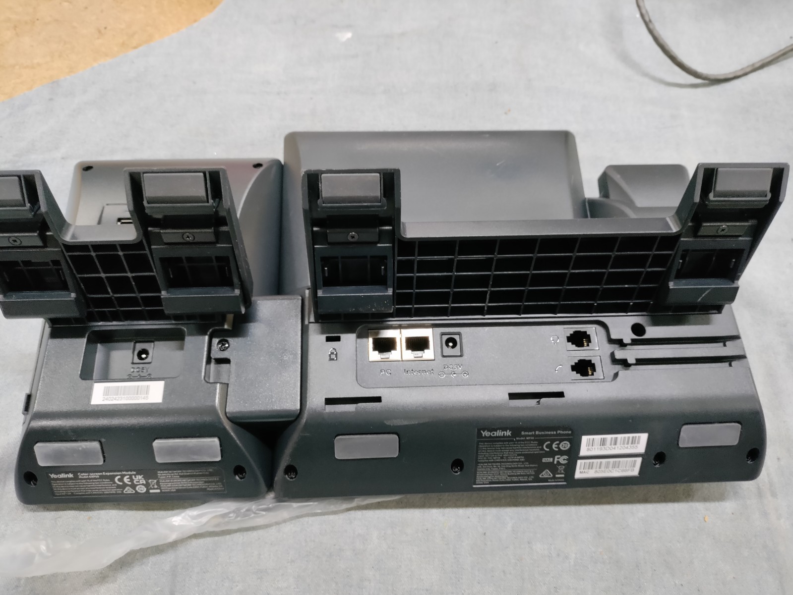 Yealink MP56 w/EXP50 Defaulted, B stock