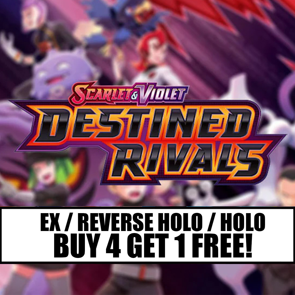 Pokémon Destined Rivals: Pick Your Card –Reverse Holo/Holo/ex NM TCG