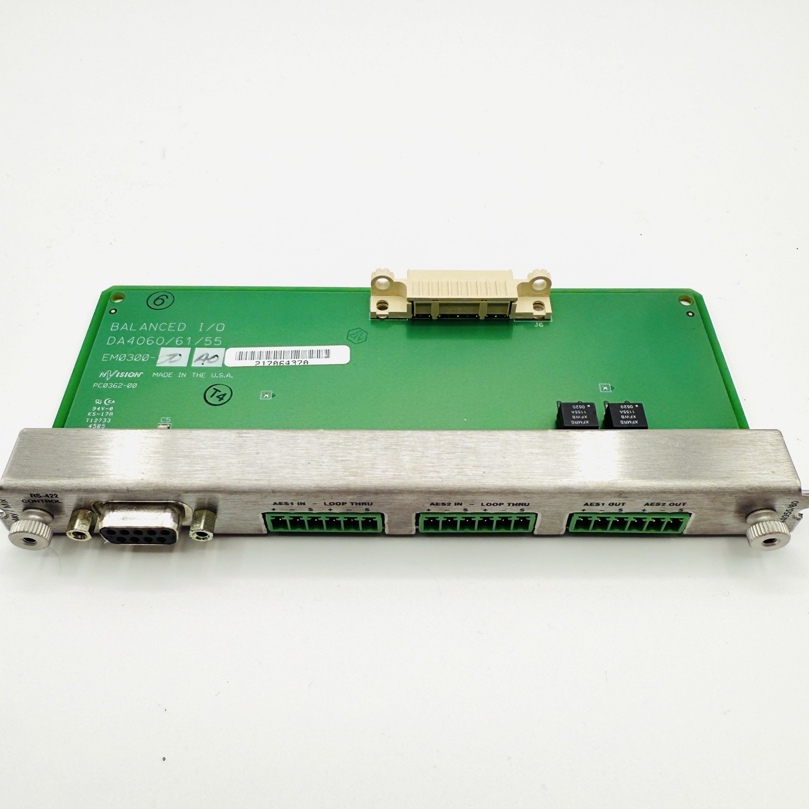NVision DA4060/61/55 AES Delay Module Part# EM0300-00 PC0362-00 #4