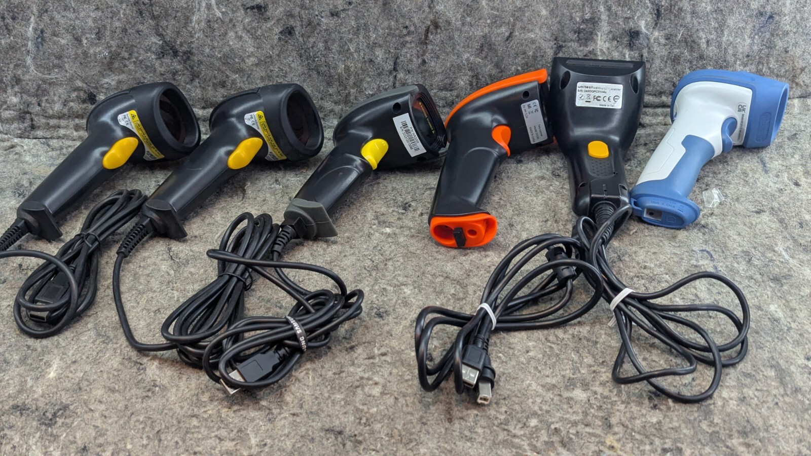 🔥Lot of 6🔥 USB/Wireless Barcode Scanner Reader - Works