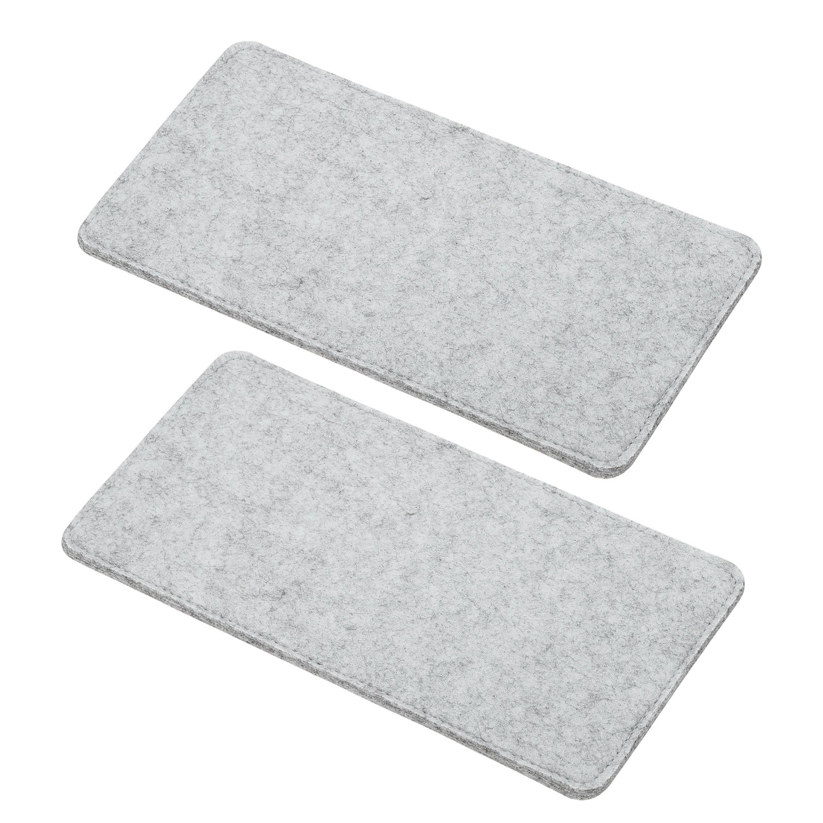 Felt Base Shaper, Bag Bottom Shaper 11 x 6 Inch for Purse (2 Pack, Light Gray)