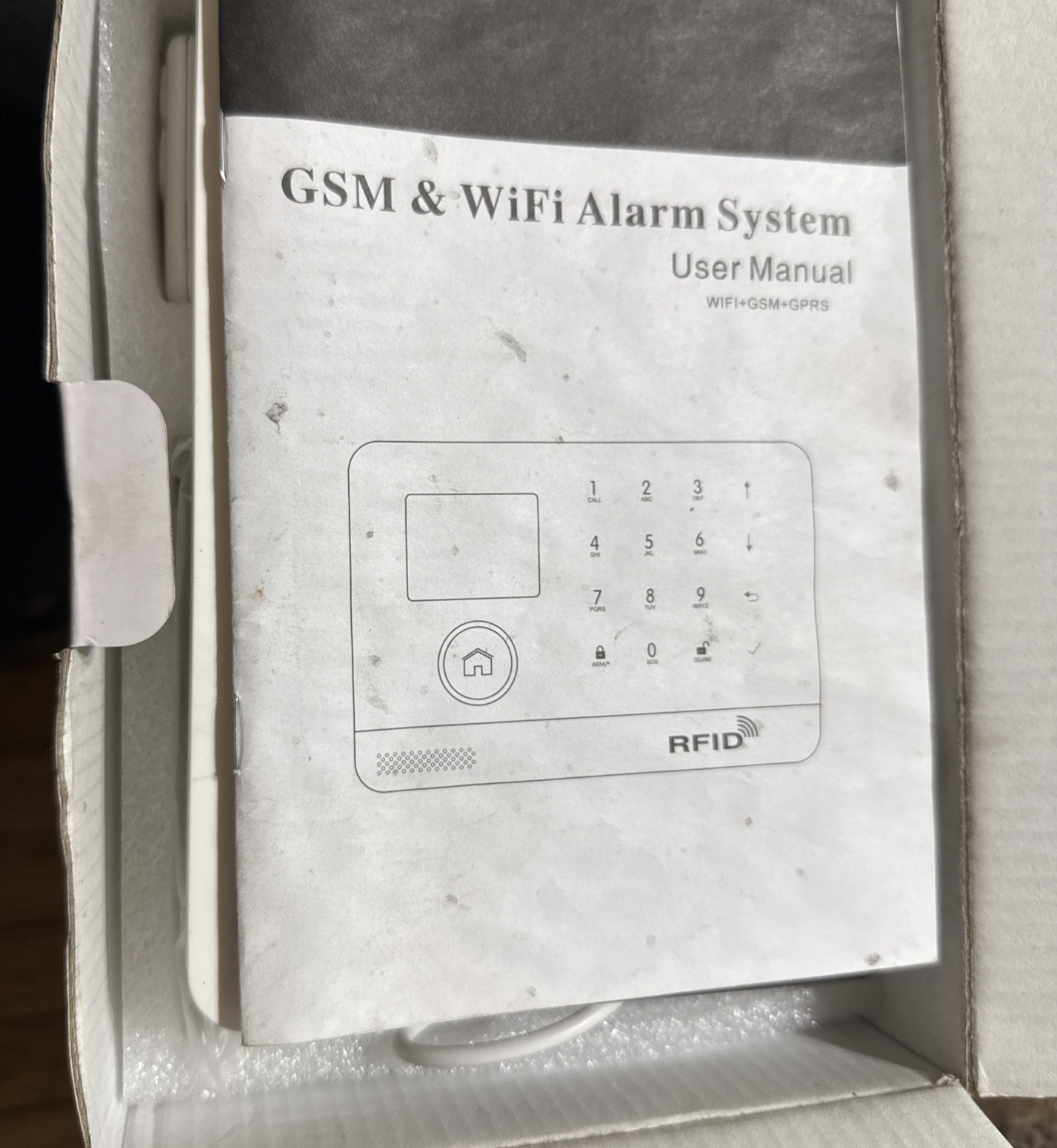 RFID 4G+WIFI Alarm System AS SHOWN