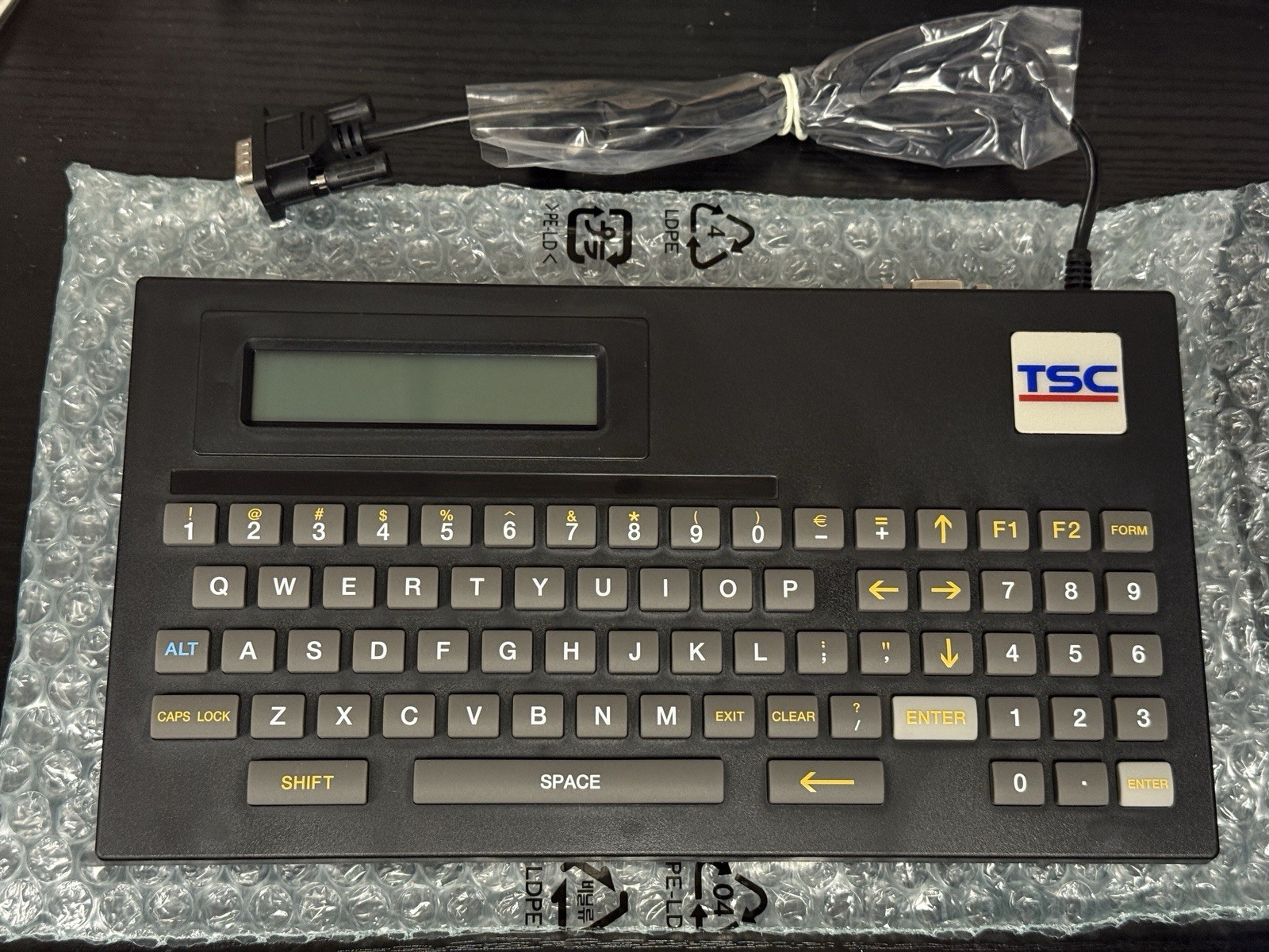TSC Keyboard KP-200 Plus In Black Part # 99-117A002-0000