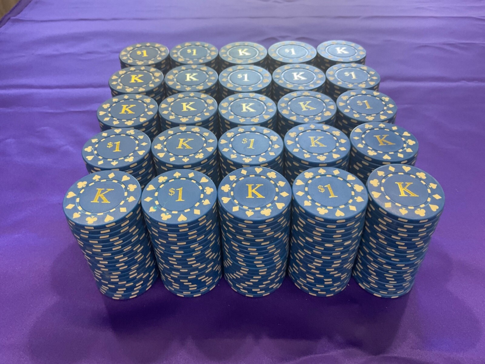 500   $1 KELLYS  ANTIOCH CALIFORNIA CASINO  CHIPS——-EXCELLENT——CONDITION ——-