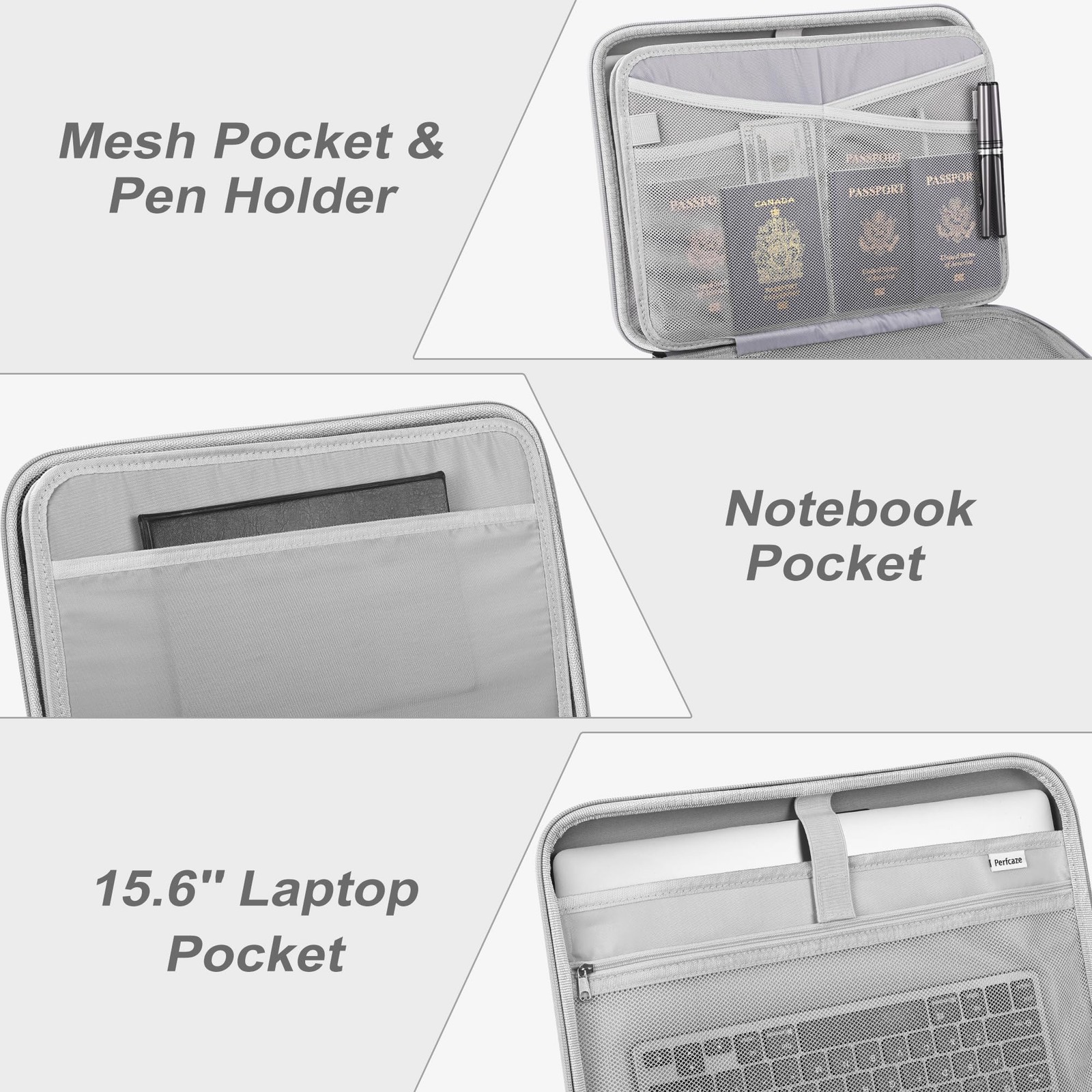 Fireproof Document organizer with Lock, 13 Pocket Accordion File Folder,Porta...