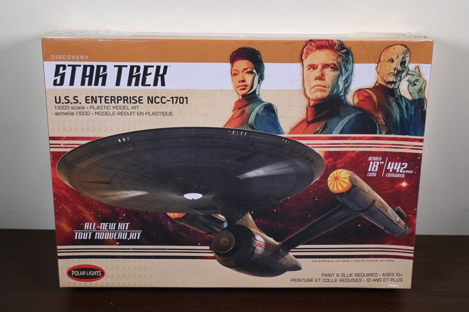 Polar Lights Star Trek Discovery USS Enterprise NCC-1701 1:1000 Model Kit