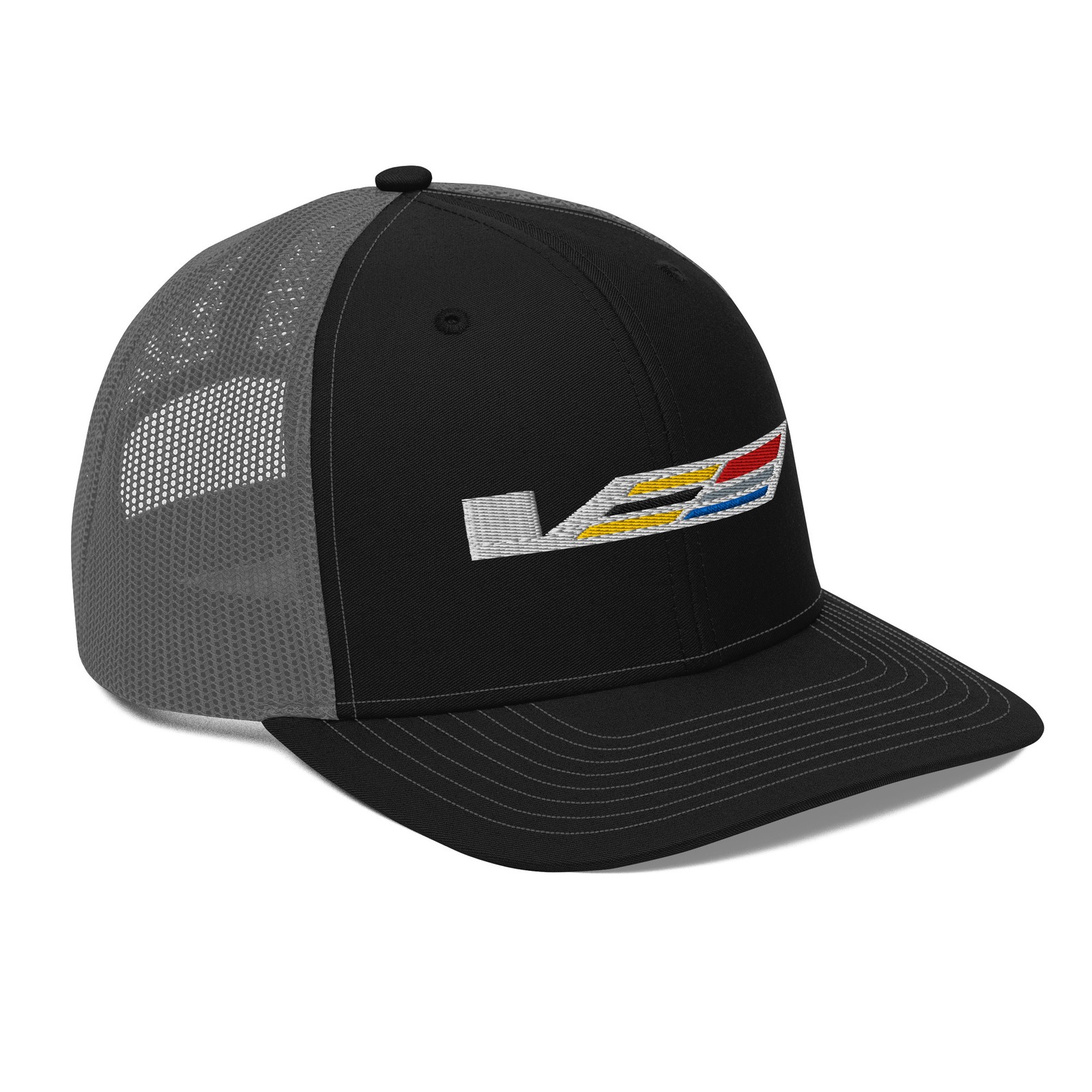 Cadillac V-Series Embroidered Trucker Cap