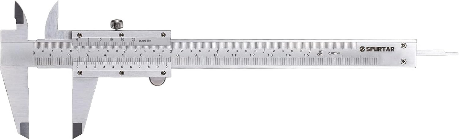 Vernier Caliper Measuring Tool 6", 0-6Inch/0-150Mm Manual Non Digital Calipers,