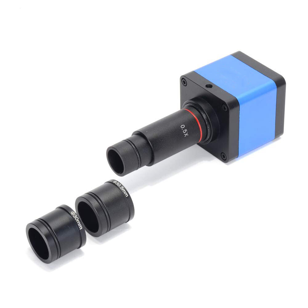 0.5X C-Mount 30/30.5mm Adapter Ring Electronic Eyepiece CCD Camera f Microscope