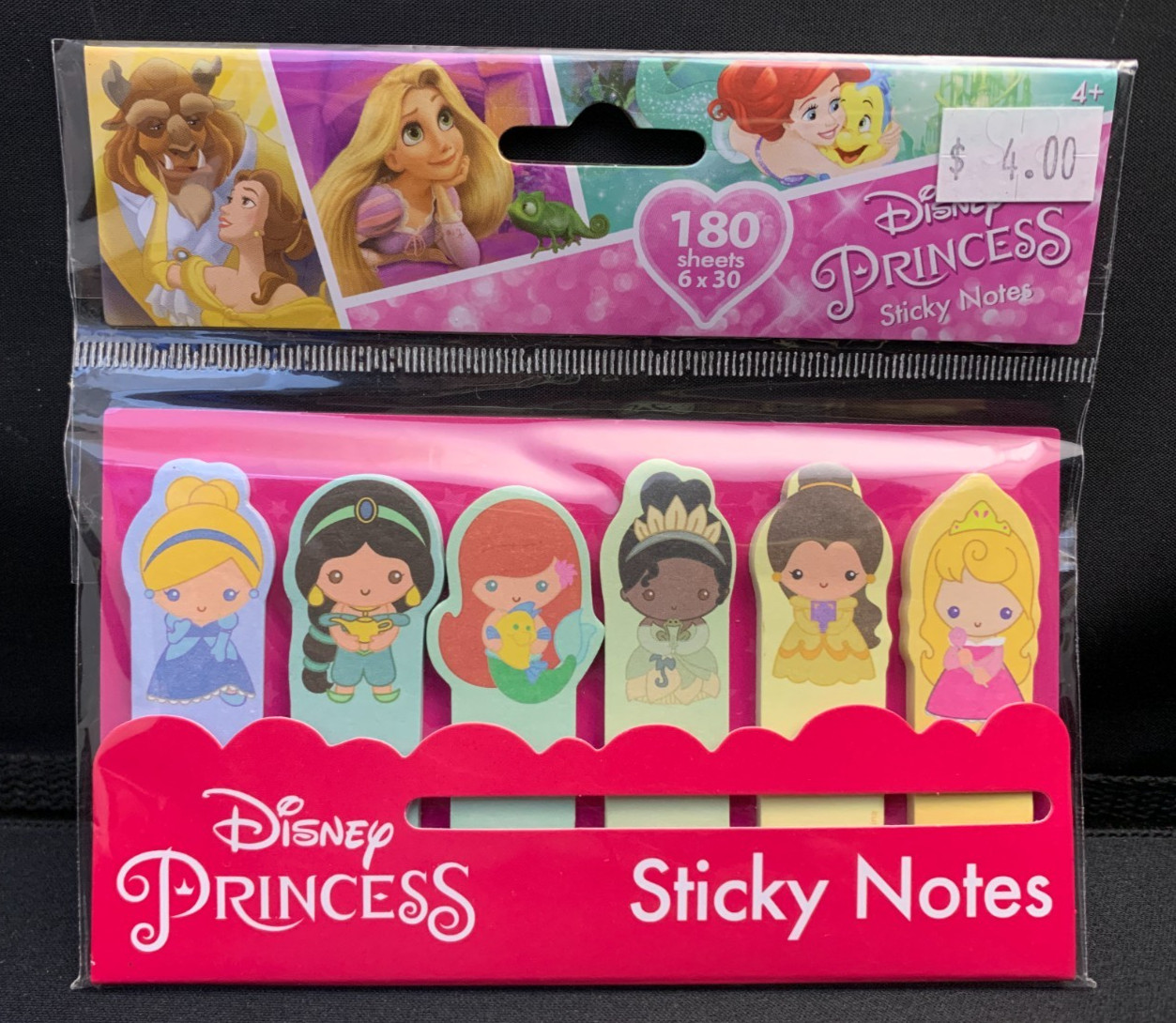 Disney Princess Sticky Notes 180 Tabs Princesses
