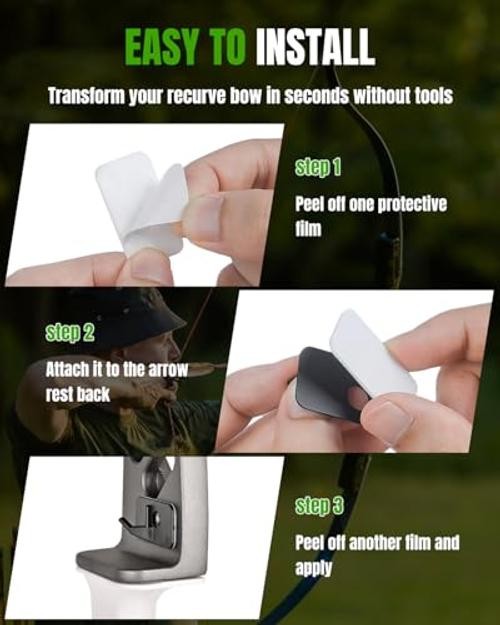 8 Pcs Recurve Bow Rests - Right Hand Archery Rest with Right Hand